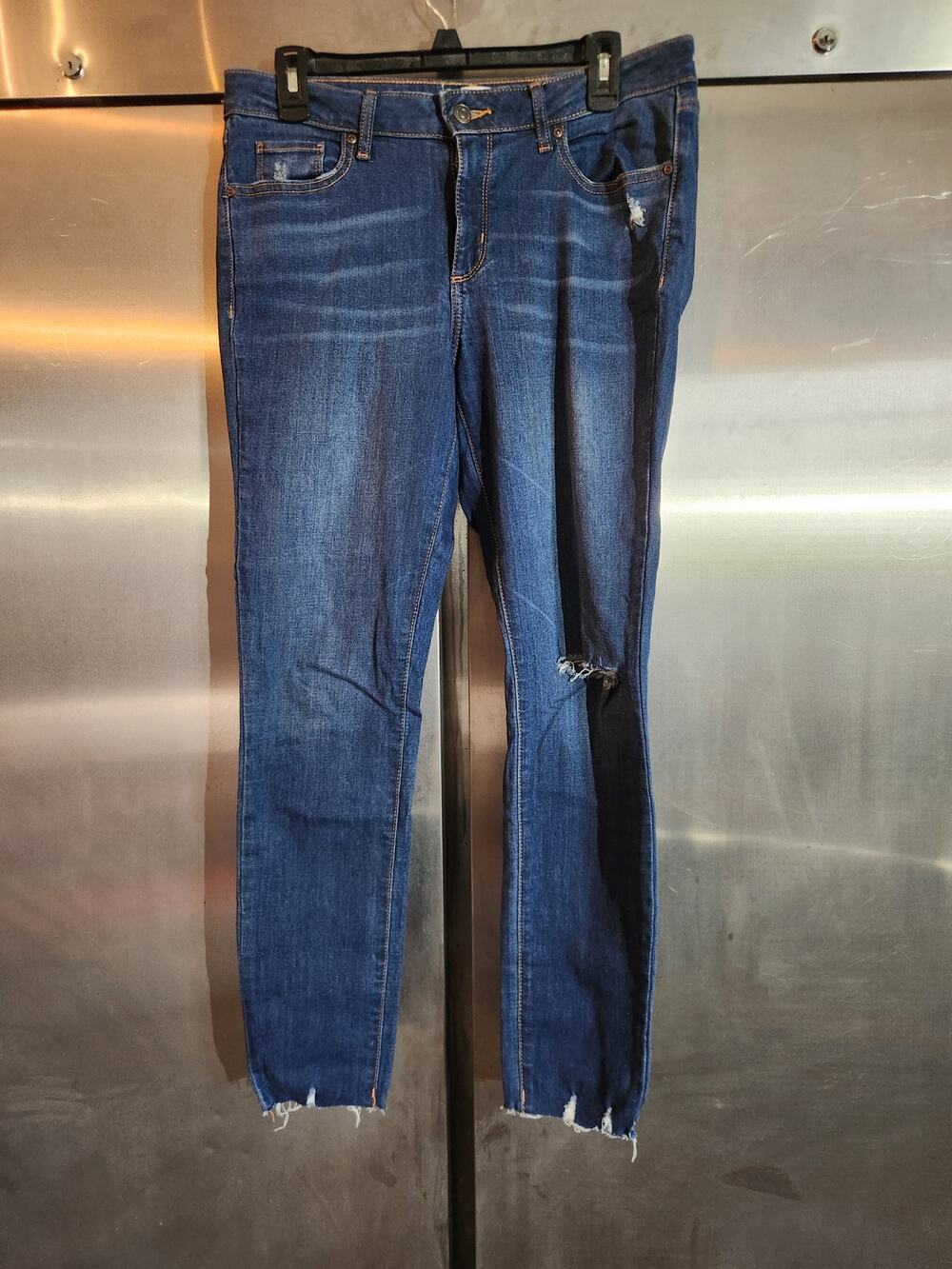Sonoma Goods For Life Dark Wash Distressed Skinny Jeans Size 10R